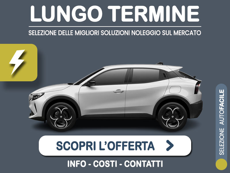 Offerta SUV e CrossOver ALFA ROMEO JUNIOR Elettrica: l'offerta noleggio del broker Medicredit Rent con la formula speciale e-MOVE di Leasys Elettrica  foto 0