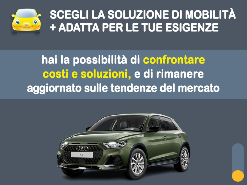 Offerta Berlina AUDI A1 Allstreet a benzina: noleggio no scoring - l'offerta 