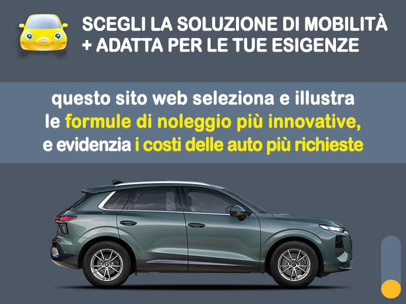 Offerta SUV e CrossOver AUDI Q3 diesel con cambio automatico: noleggio no scoring - l'offerta 