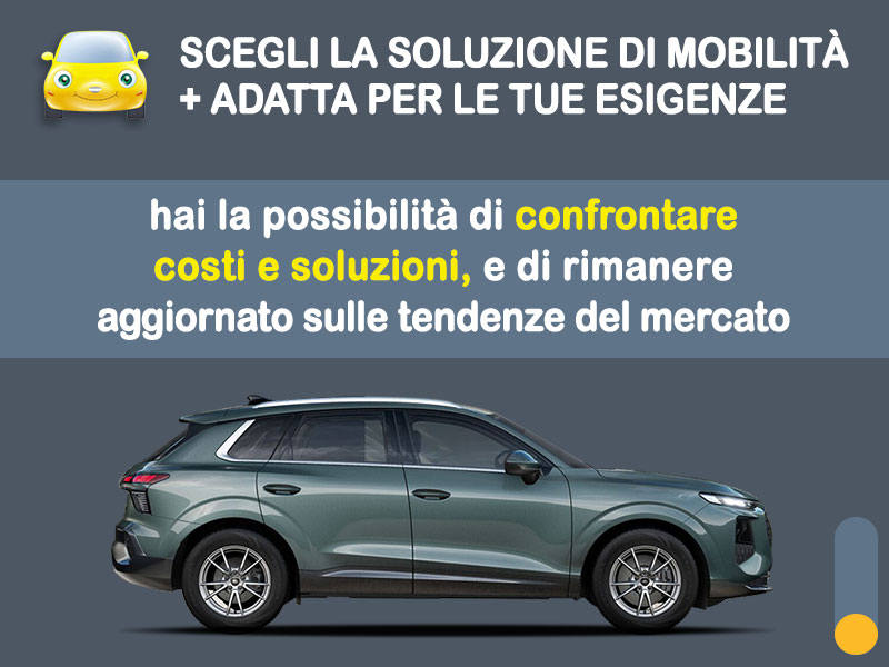 Offerta SUV e CrossOver AUDI Q3 diesel con cambio automatico: noleggio no scoring - l'offerta 