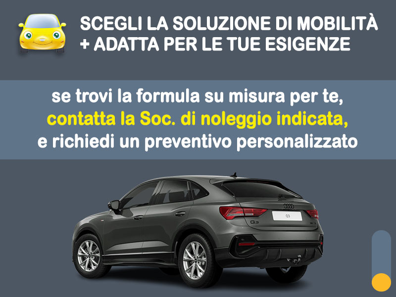 Offerta SUV e CrossOver AUDI Q3 Sportback 40 TDI S tronic: noleggio no scoring - l'offerta RENT TO BUY del broker MT Motors, con possibilità di acquisto a tariffa agevolata Diesel  foto 3