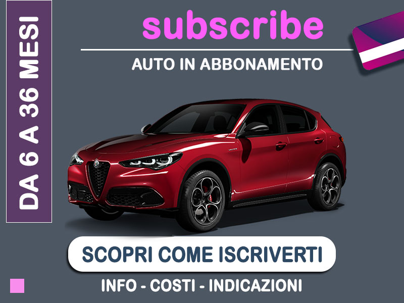 Offerta SUV e CrossOver Auto in abbonamento: come funziona il piano di noleggio 