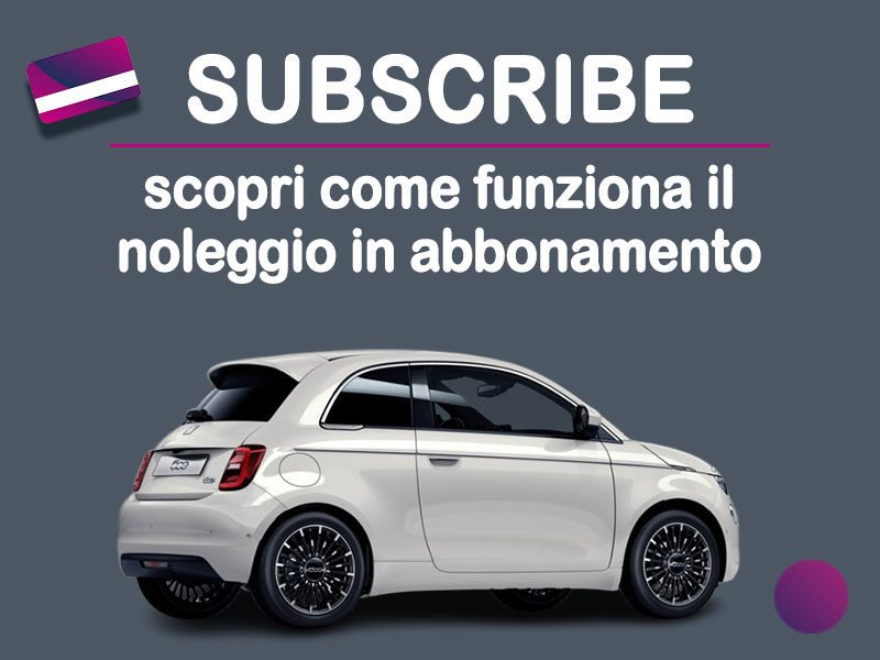 Offerta City car Auto in abbonamento: come funziona il piano di noleggio 
