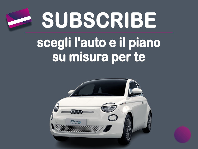Offerta City car Auto in abbonamento: come funziona il piano di noleggio 
