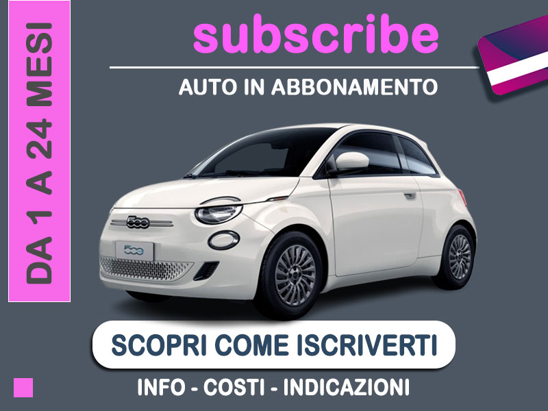 Offerta City car Auto in abbonamento: come funziona il piano di noleggio 