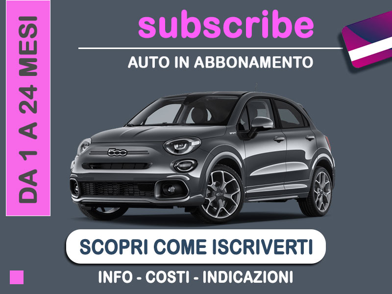 Offerta SUV e CrossOver Auto in abbonamento: come funziona il piano di noleggio 