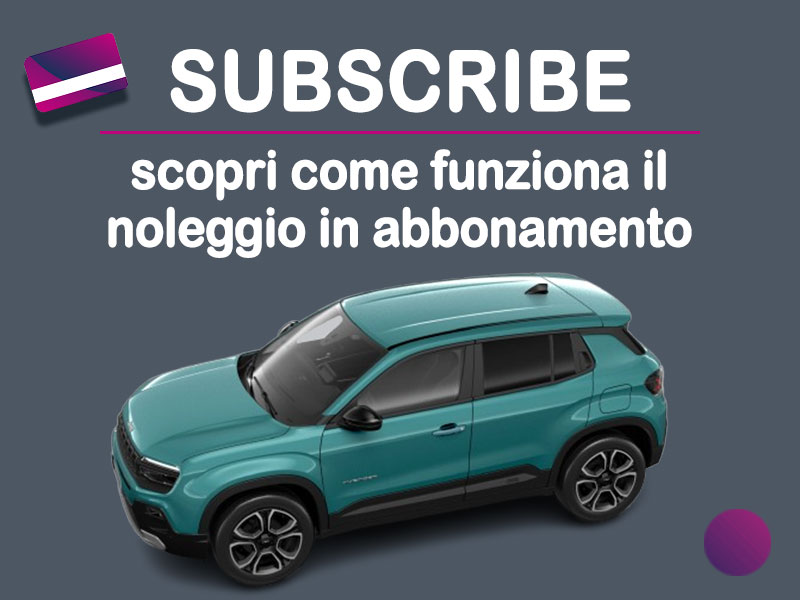 Offerta SUV e CrossOver Auto in abbonamento: come funziona il piano di noleggio 