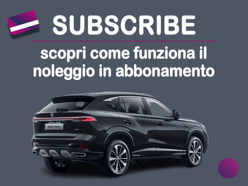Offerta SUV e CrossOver Auto in abbonamento: come funziona il piano di noleggio 