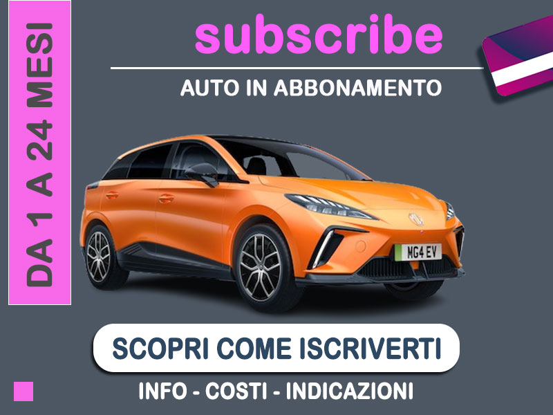 Offerta Berlina Auto in abbonamento: come funziona il piano di noleggio 