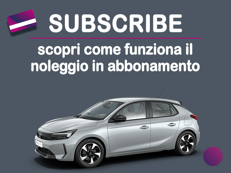 Offerta City car Auto in abbonamento: come funziona il piano di noleggio 