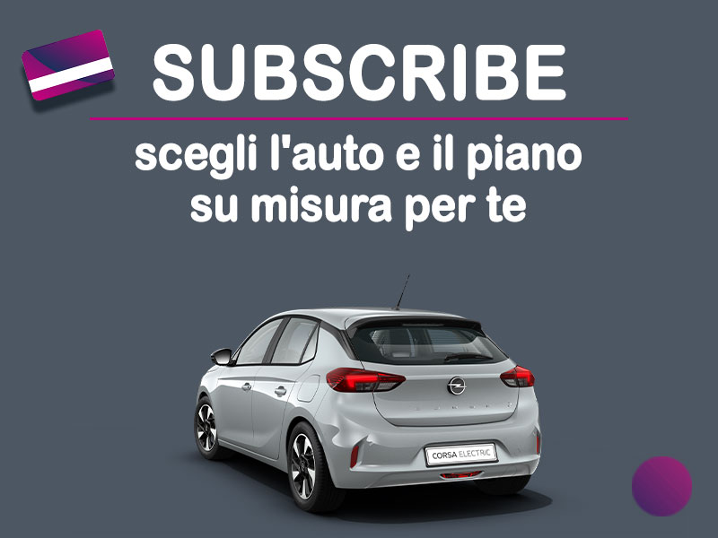 Offerta City car Auto in abbonamento: come funziona il piano di noleggio 
