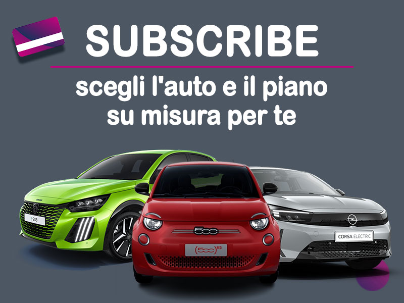 Offerta City car Auto in abbonamento: come funziona il piano di noleggio 