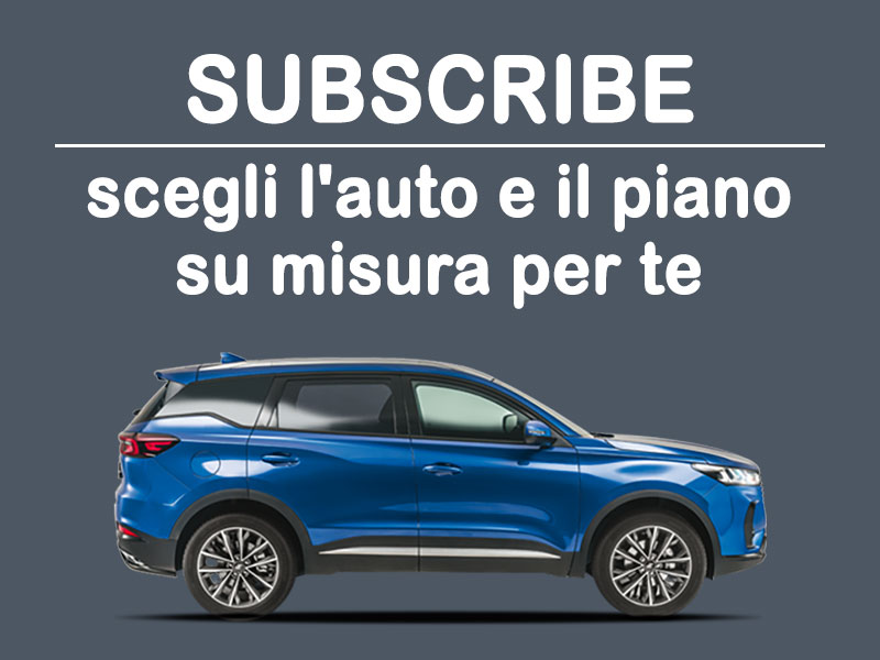 Offerta SUV e CrossOver Auto in abbonamento: come funziona il piano di noleggio 