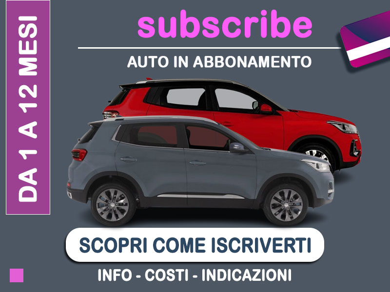 Offerta SUV e CrossOver Auto in abbonamento: come funziona il piano di noleggio 