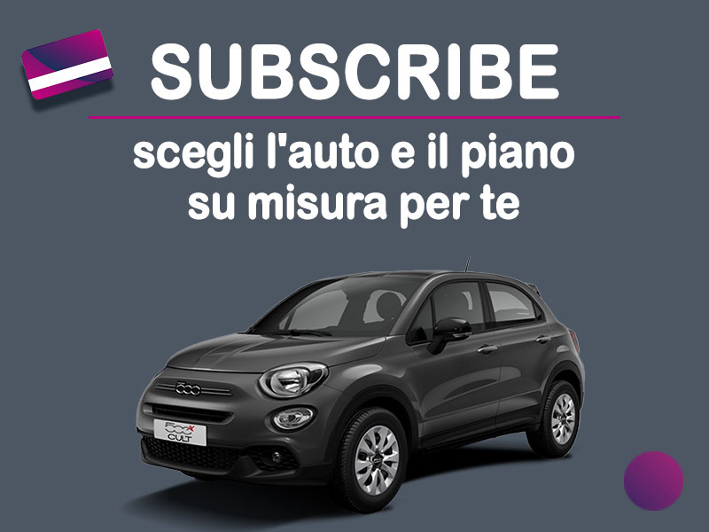Offerta auto di vari segmenti Auto in abbonamento: come funziona il piano di noleggio 