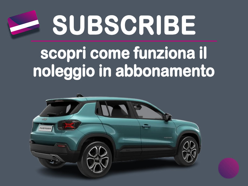 Offerta SUV e CrossOver Auto in abbonamento: come funziona il piano di noleggio 