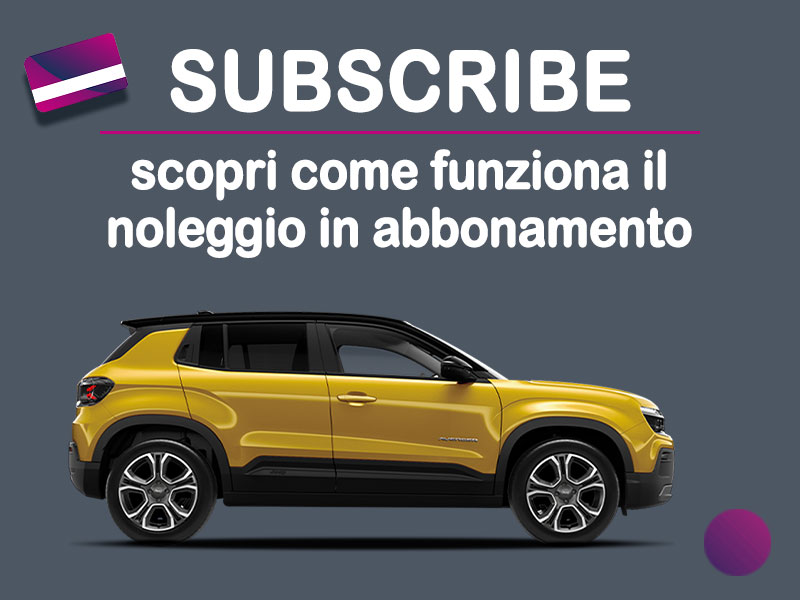 Offerta SUV e CrossOver Auto in abbonamento: come funziona il piano di noleggio 