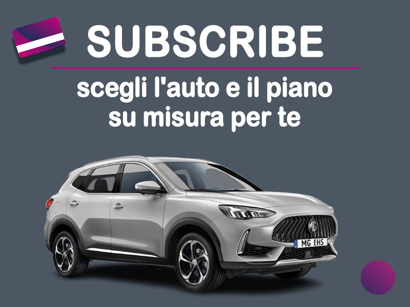 Offerta SUV e CrossOver Auto in abbonamento: come funziona il piano di noleggio 