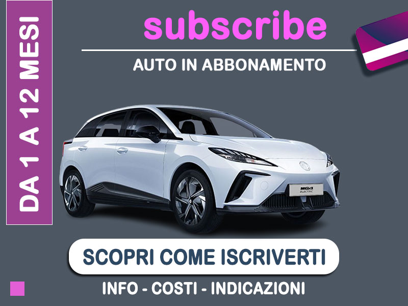 Offerta Berlina Auto in abbonamento: come funziona il piano di noleggio 