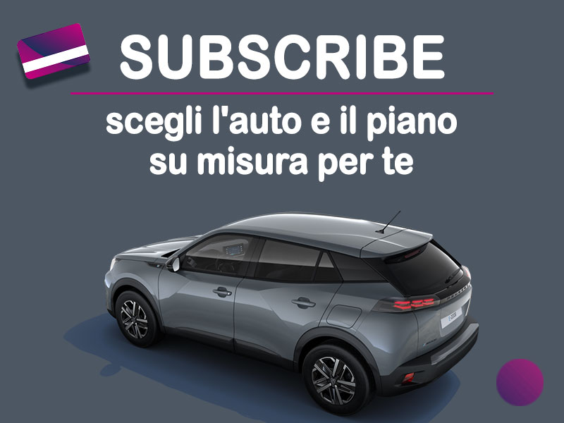 Offerta SUV e CrossOver Auto in abbonamento: come funziona il piano di noleggio 