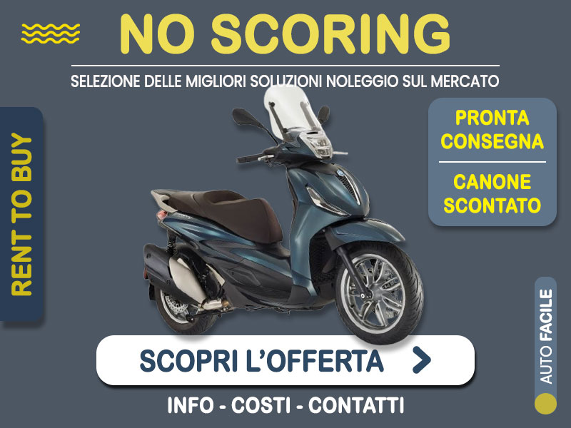 Offerta Scooter PIAGGIO BEVERLY 300 (26CV): noleggio no scoring - l'offerta RENT TO BUY del broker MT Motors, con possibilità di acquisto a tariffa agevolata Benzina  foto 0