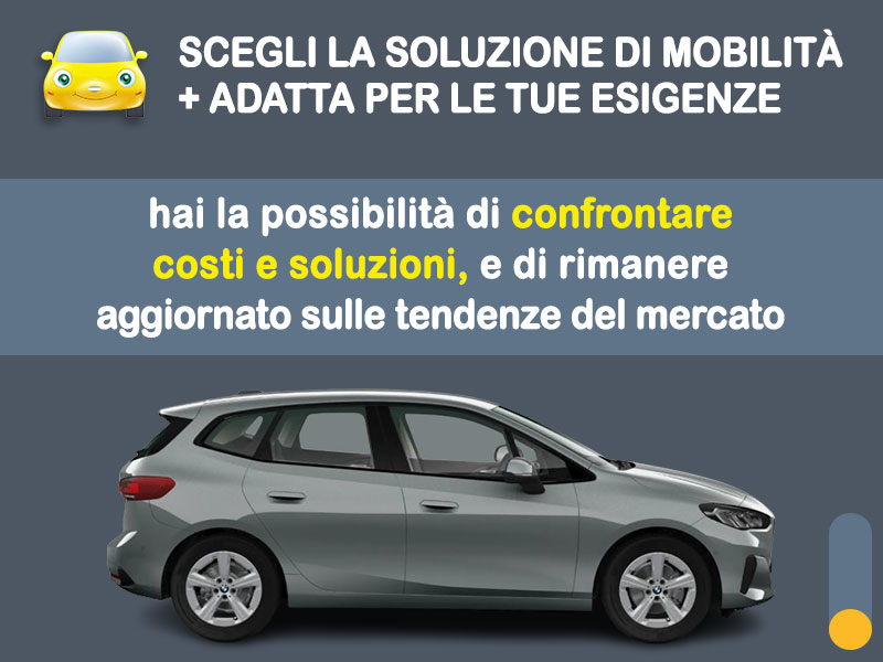 Offerta Monovolume e Multispazio BMW Serie 2 Active Tourer a benzina con cambio automatico: noleggio no scoring - l'offerta 
