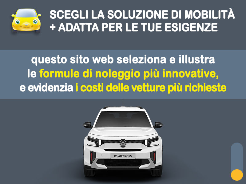 Offerta SUV e CrossOver CITROËN C3 Aircross PureTech 110 Plus: noleggio no scoring - l'offerta RENT TO BUY del broker MT Motors, con possibilità di acquisto a tariffa agevolata Benzina  foto 1