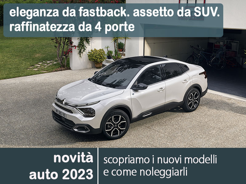 Offerta Berlina Nuova CITROËN C4 X e nuova CITROËN Ë-C4 X: highlights dei nuovi modelli e le migliori soluzioni per noleggiarli Varie motorizzazioni  foto 0