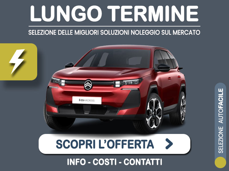 Offerta SUV e CrossOver CITROËN SUV ë-C5 Aircross: l'offerta noleggio del broker Medicredit Rent con la formula speciale e-MOVE di Leasys Elettrica  foto 0