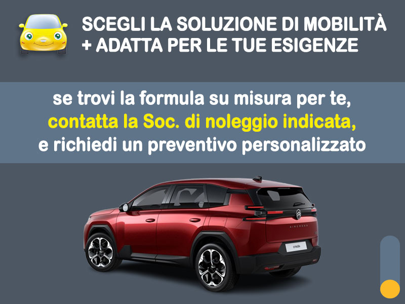 Offerta SUV e CrossOver CITROËN SUV ë-C5 Aircross: l'offerta noleggio del broker Medicredit Rent con la formula speciale e-MOVE di Leasys Elettrica  foto 3
