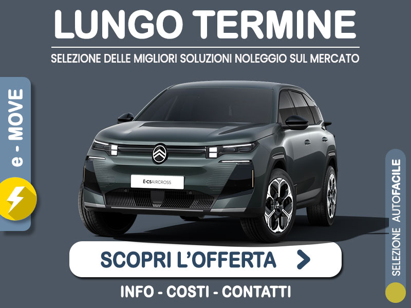 Offerta SUV e CrossOver CITROËN SUV ë-C5 AIRCROSS: l'offerta noleggio del broker Medicredit Rent con la formula speciale e-MOVE di Leasys Elettrica  foto 0