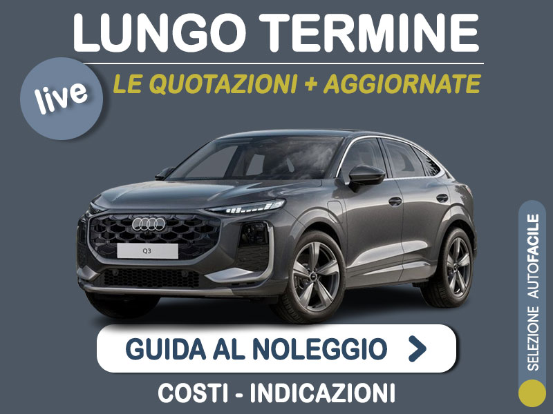 Offerta SUV e CrossOver AUDI Q3 Sportback e-hybrid: come noleggiarla e quanto costa Plug-in Hybrid  foto 0