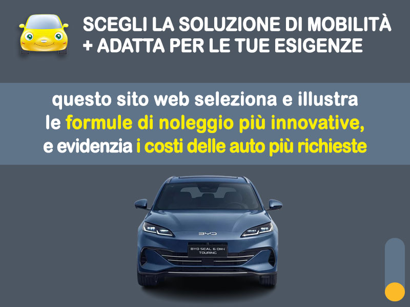 Offerta Station wagon BYD SEAL 6 DM-I TOURING: come noleggiarla e quanto costa Plug-in Hybrid  foto 1