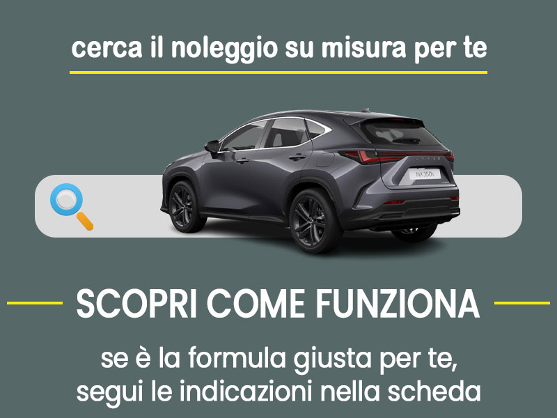 Offerta SUV e CrossOver Come noleggiare una LEXUS NX hybrid e quanto costa = scopri l’offerta noleggio KINTO One Full Hybrid  foto 2