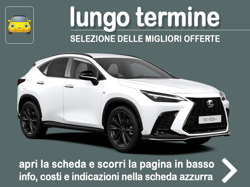 Offerta SUV e CrossOver Come noleggiare una LEXUS NX Plug-in e quanto costa = scopri l’offerta noleggio KINTO One Plug-in Hybrid  foto 0