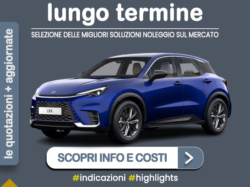 Offerta SUV e CrossOver Come noleggiare un nuovo LEXUS LBX FULL HYBRID e quanto costa? Scopriamo la soluzione di KINTO One Full Hybrid  foto 0