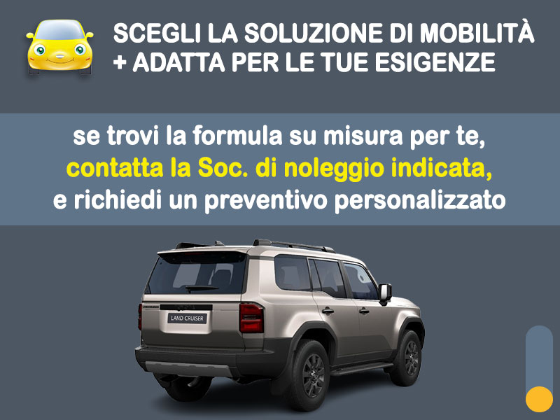Offerta SUV e CrossOver Come noleggiare un nuovo TOYOTA LAND CRUISER e quanto costa? Scopriamo la soluzione di KINTO One Diesel  foto 3