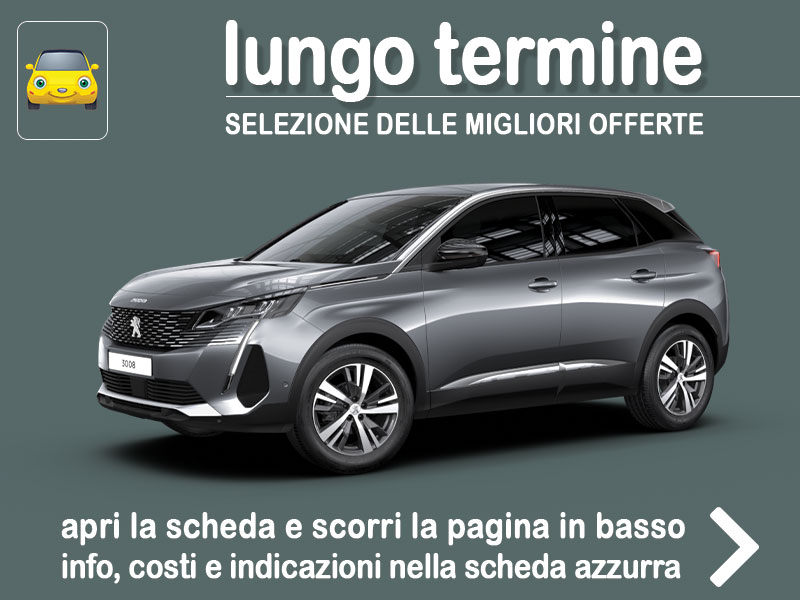 Offerta SUV e CrossOver Come noleggiare un PEUGEOT 3008 SUV DIESEL e quanto costa = scopri come funziona “Click and Drive”, il noleggio online di Peugeot per clienti privati Diesel  foto 0