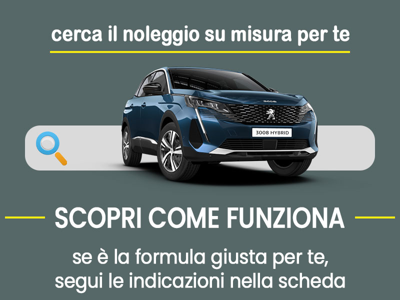 Offerta SUV e CrossOver Come noleggiare un PEUGEOT 3008 SUV HYBRID e quanto costa = scopri come funziona “Click and Drive”, il noleggio online di Peugeot per clienti privati Plug-in Hybrid  foto 2