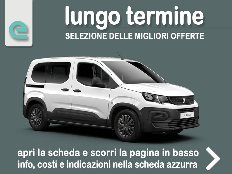 Offerta Monovolume e Multispazio Come noleggiare un PEUGEOT E-RIFTER e quanto costa = scopri come funziona “Click and Drive”, il noleggio online di Peugeot per clienti privati Elettrica  foto 0