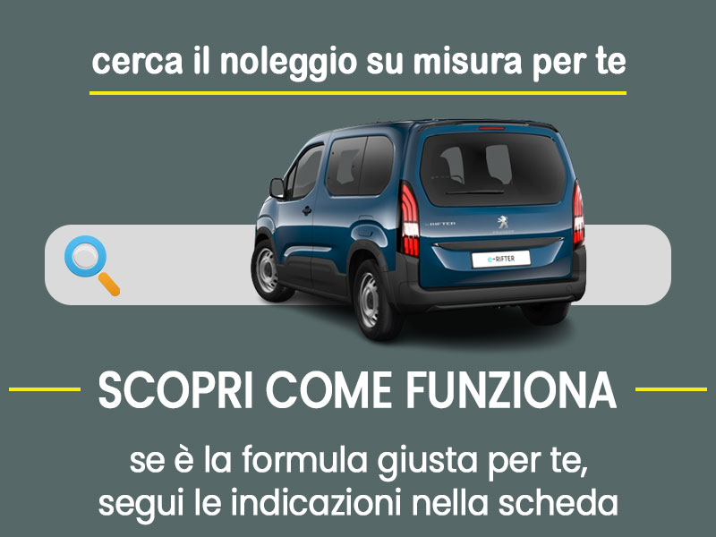 Offerta Monovolume e Multispazio Come noleggiare un PEUGEOT E-RIFTER e quanto costa = scopri come funziona “Click and Drive”, il noleggio online di Peugeot per clienti privati Elettrica  foto 2