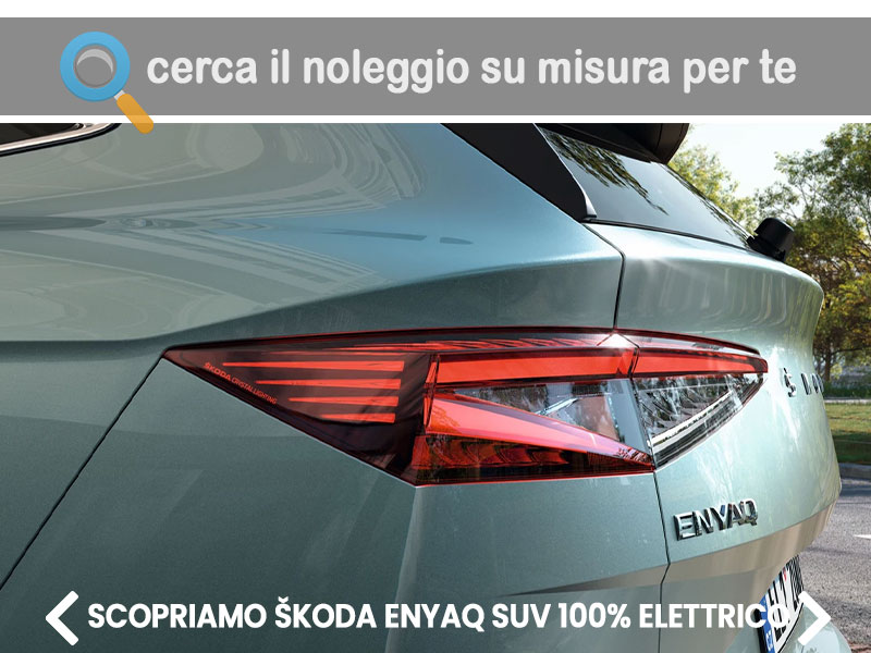 Offerta SUV e CrossOver Come noleggiare ŠKODA ENYAQ e quanto costa = scopriamo come funziona la formula flessibile Clever Change Elettrica  foto 14