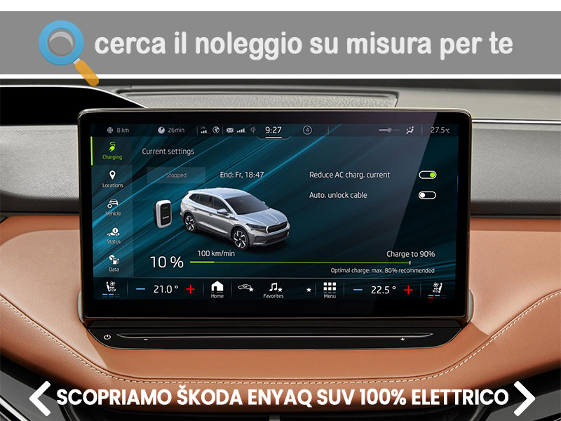 Offerta SUV e CrossOver Come noleggiare ŠKODA ENYAQ e quanto costa = scopriamo come funziona la formula flessibile Clever Change Elettrica  foto 18