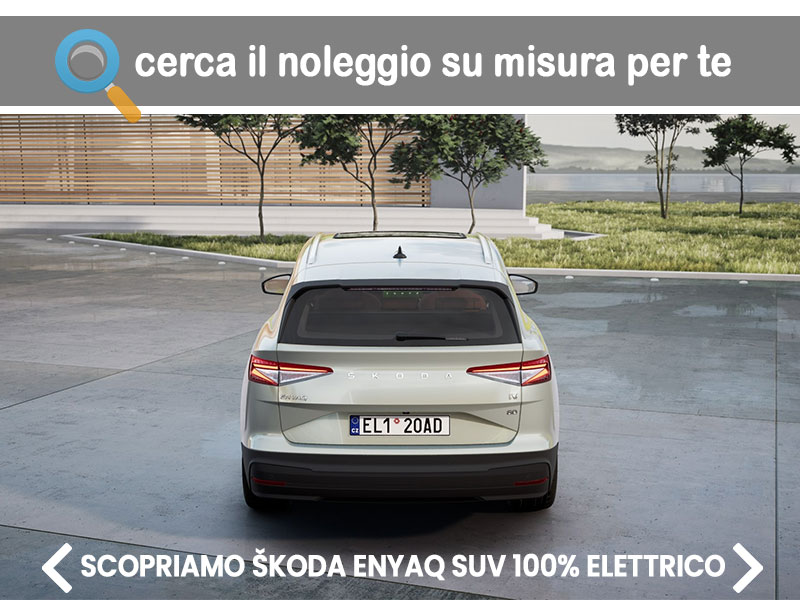 Offerta SUV e CrossOver Come noleggiare ŠKODA ENYAQ e quanto costa = scopriamo come funziona la formula flessibile Clever Change Elettrica  foto 27