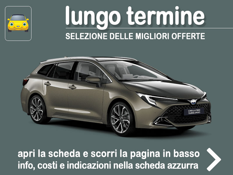 Offerta Station wagon Come noleggiare una nuova TOYOTA COROLLA HYBRID TOURING SPORTS e quanto costa = scopri l’offerta KINTO One Full Hybrid  foto 0
