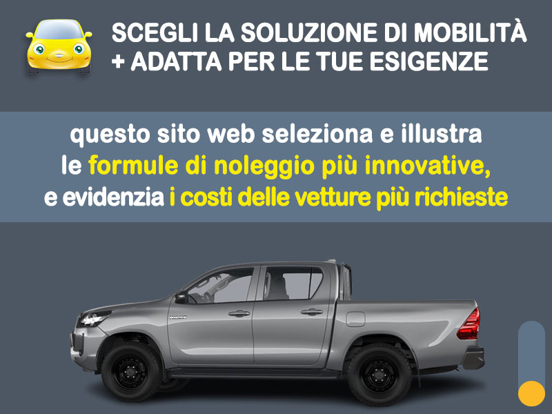Offerta Pick Up Come noleggiare un Pick-up TOYOTA HILUX e quanto costa? Scopriamo la soluzione di KINTO One Diesel  foto 1