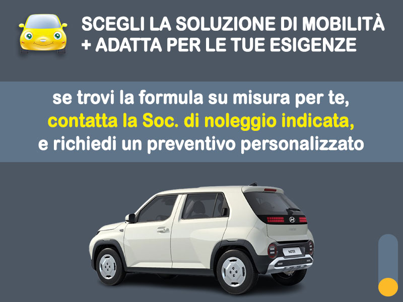 Offerta SUV e CrossOver Come noleggiare un nuovo HYUNDAI INSTER - City-SUV ultracompatto 100% elettrico - e quanto costa? L'offerta del broker Medicredit Rent Elettrica  foto 3