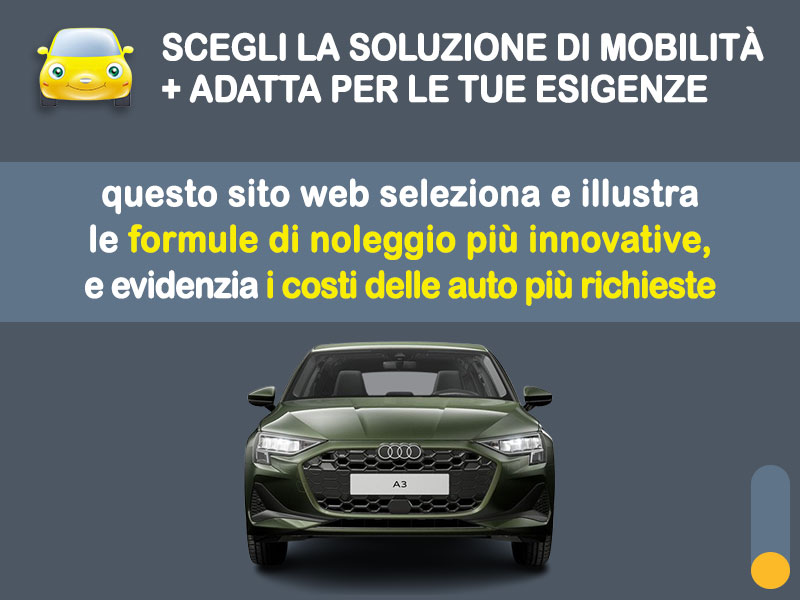 Offerta Berlina AUDI A3 Sportback: come noleggiarla e quanto costa Varie motorizzazioni  foto 1