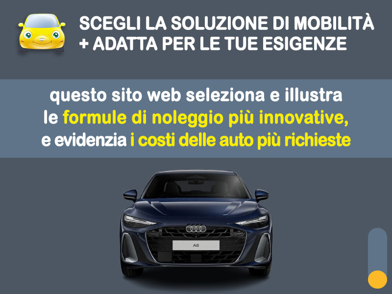 Offerta Berlina AUDI A6: come noleggiarla e quanto costa Varie motorizzazioni  foto 1