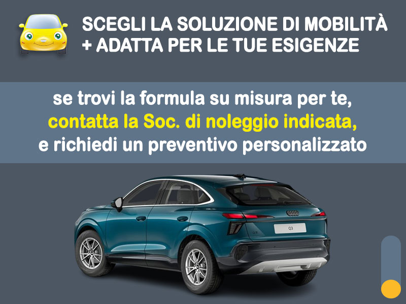 Offerta SUV e CrossOver AUDI Q3 Sportback: come noleggiarla e quanto costa Varie motorizzazioni  foto 3